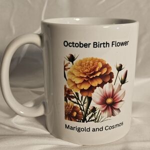 October Birth Flower Mug